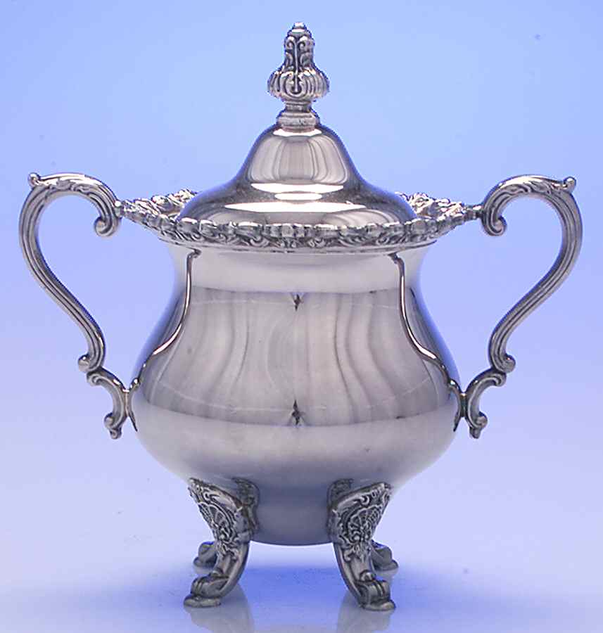 Waverly (Silverplate, Hollowware) Lid for Sugar Bowl by Wallace Silver-1
