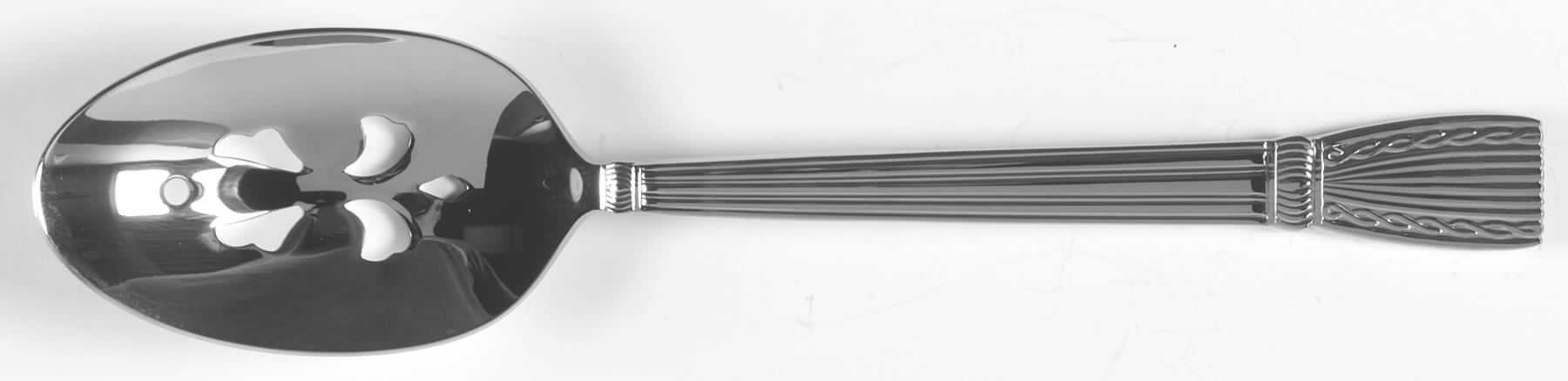 Tassel (Stainless) Pierced Tablespoon (Serving Spoon) by Wallace Silver-1