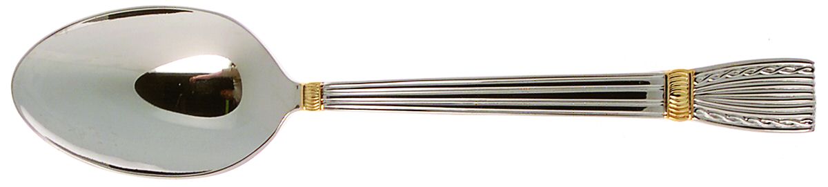 Gold Tassel (Stainless) Place/Oval Soup Spoon by Wallace Silver-1