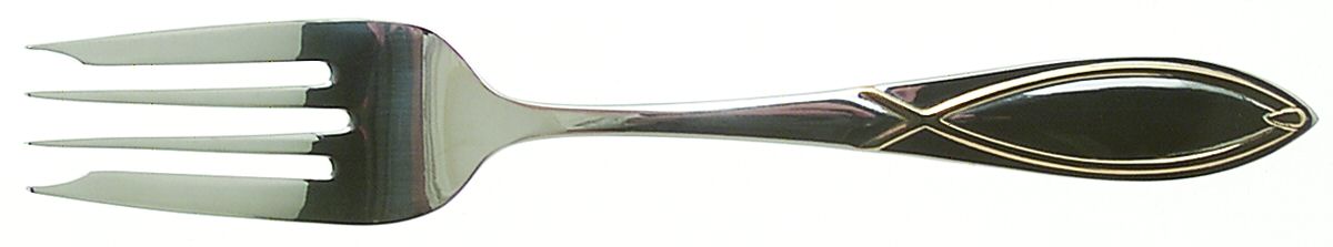 Gold Vista (Stainless, Gold Acct) Individual Salad Fork by Wallace Silver-1
