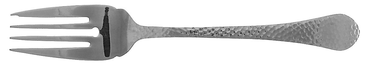 Colonial Hammered (Stainless) Individual Salad Fork by Wallace Silver-1