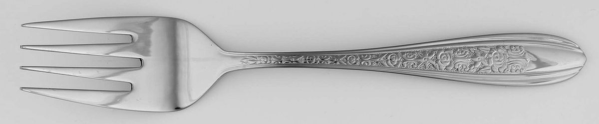 Laureate (Stainless) Large Solid Cold Meat Serving Fork by Wallace Silver-1