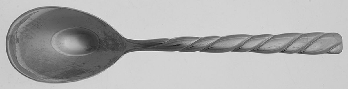 Spiral (Stainless) Sugar Spoon by Wallace Silver-1