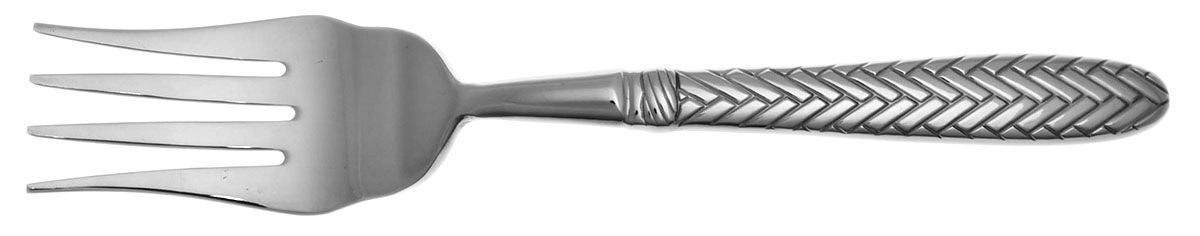 Reins (Stainless) Cold Meat Fork Large, Stainless Tines HC by Wallace Silver-1