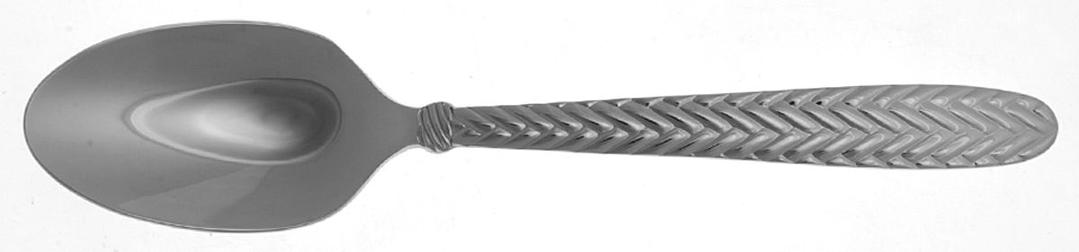 Reins (Stainless) Oval Place Soup Spoon by Wallace Silver-1