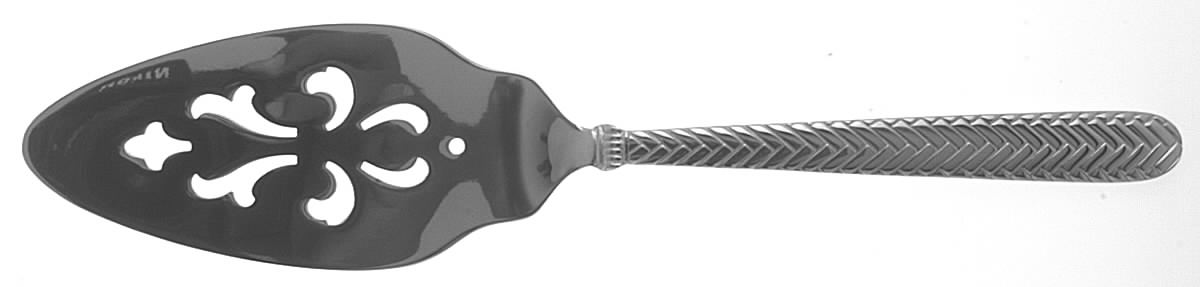 Reins (Stainless) Pierced All Stainless Pie Server by Wallace Silver-1