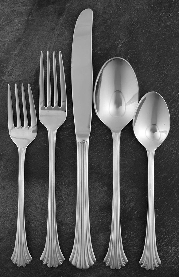 Tiara (Stainless) 5 Piece Place Setting by Wallace Silver-1