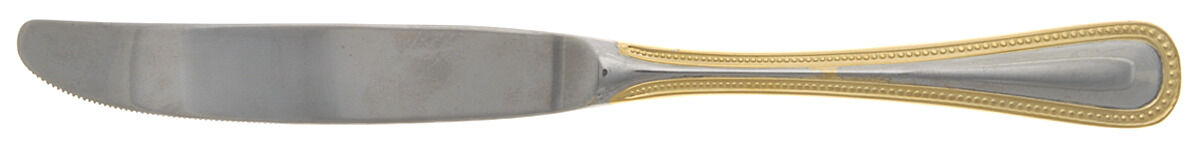 Gold Royal Bead (Stainless) Modern Solid Knife by Wallace Silver-1