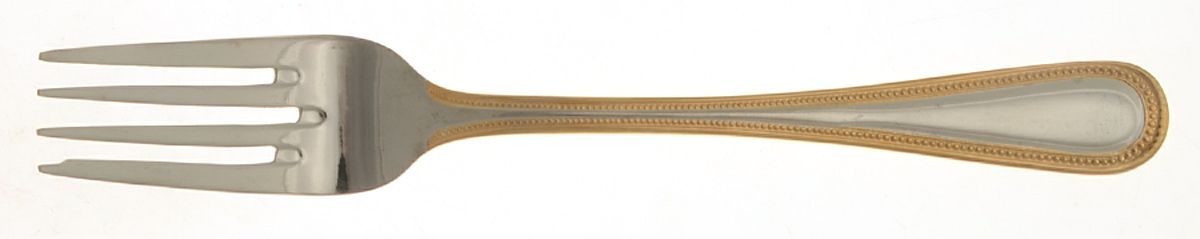 Gold Royal Bead (Stainless) Individual Salad Fork by Wallace Silver-1