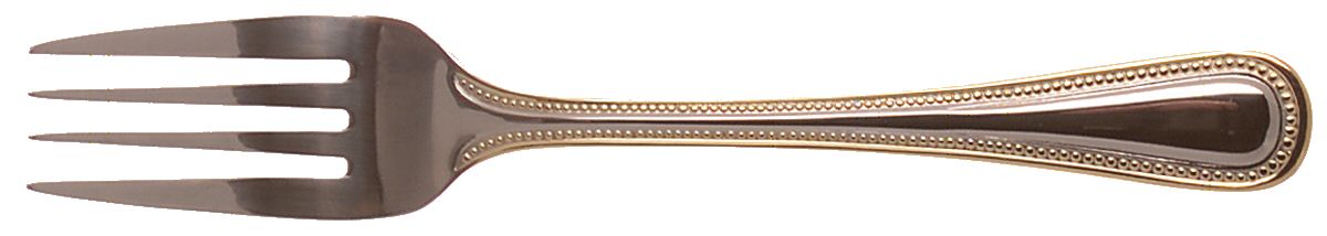 Gold Royal Bead (Stainless) Individual Salad Fork by Wallace Silver-1