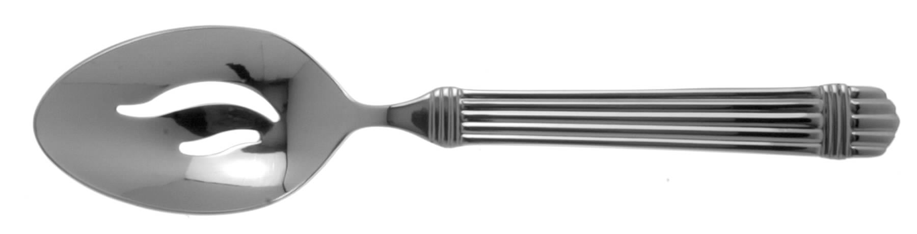 Chardonnay (Stainless) Pierced Tablespoon (Serving Spoon) by Wallace Silver-1
