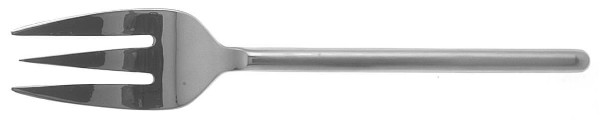 Chalet (Stainless) Medium Solid Cold Meat Serving Fork by Wallace Silver-1