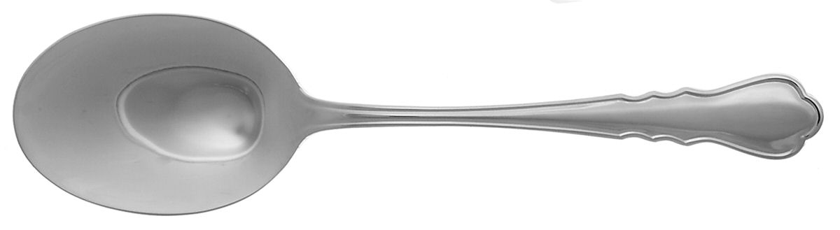 Chippendale (Stainless) Solid Smooth Casserole Spoon by Wirths-1