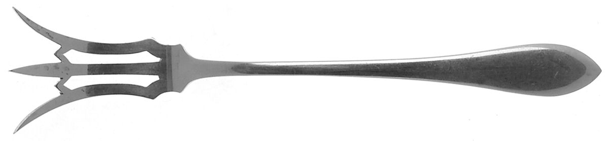 WED13 (STERLING) Lemon Fork by Weidlich Silver-1