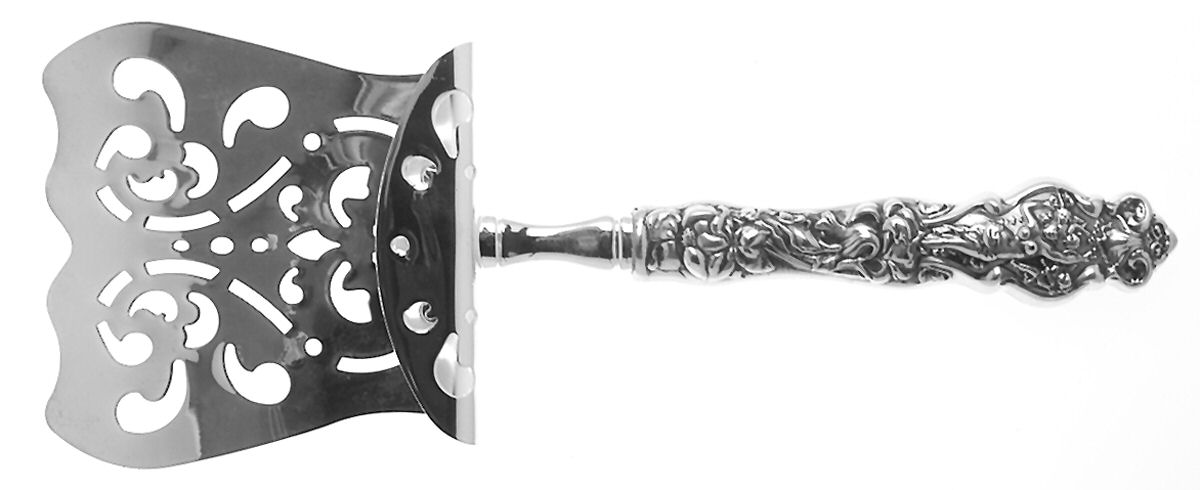 Irian (Sterling) Hollow Asparagus Server with Silverplate Hood by Wallace Silver-1