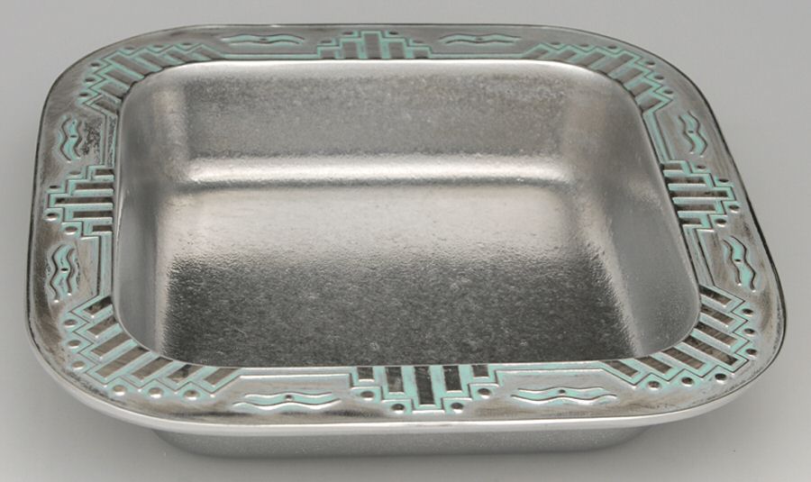 Zia (Armetale, Hollowware) 11" Square Baker by Wilton Armetale-1