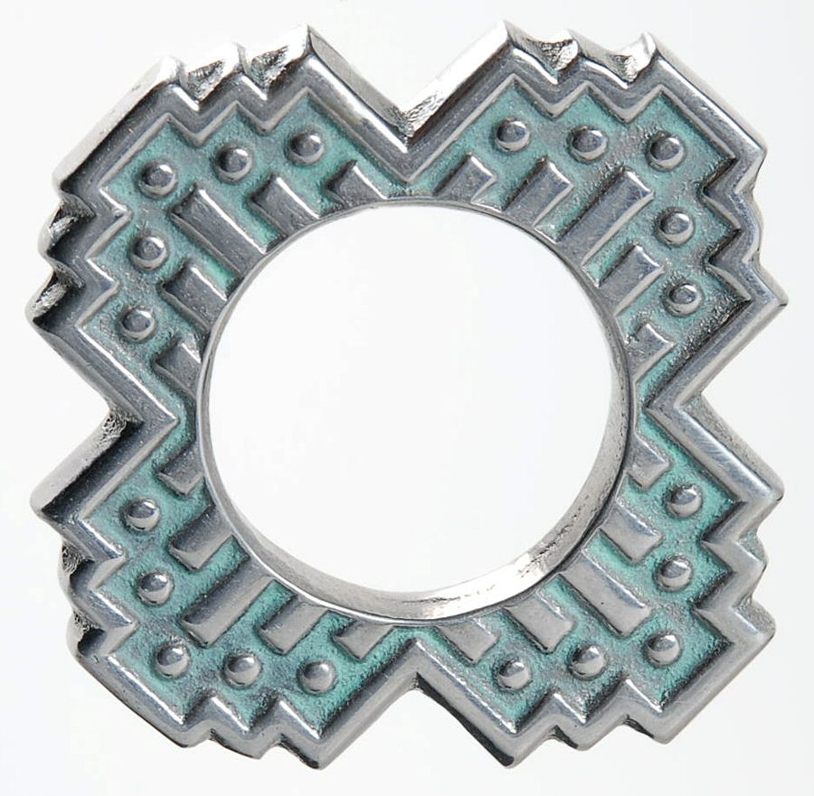 Zia (Armetale, Hollowware) Napkin Ring by Wilton Armetale-1