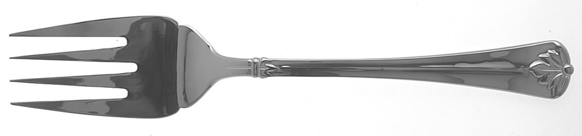 Interlude (Stainless) Medium Solid Cold Meat Serving Fork by Wallace Silver-1