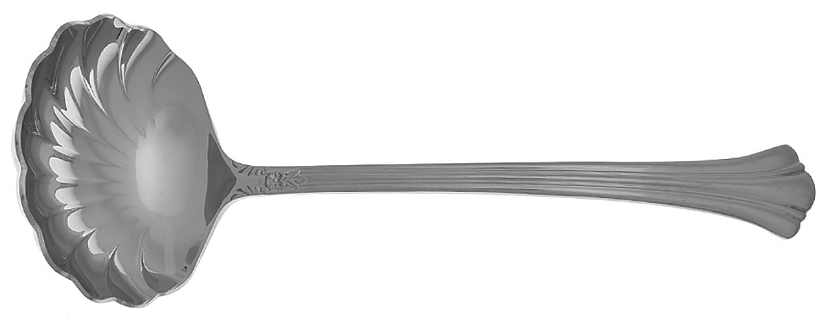 WAS64 (Stainless) Solid Gravy Ladle by Wallace Silver-1