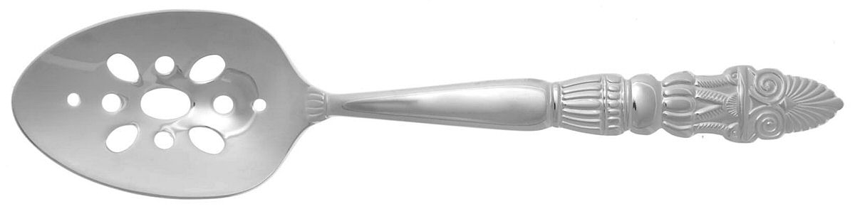 Arabesque (Stainless) Pierced Tablespoon (Serving Spoon) by Wallace Silver-1