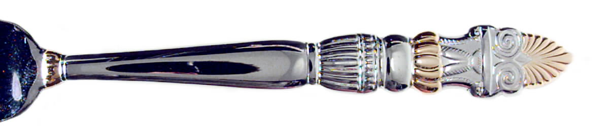 Arabesque Gold (Stainless, Gold Accent) Fork by Wallace Silver-1