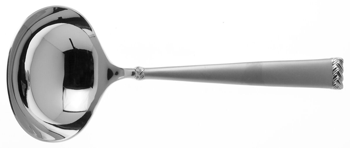 Celtic Braid-Matte Solid Gravy Ladle by Waterford-1
