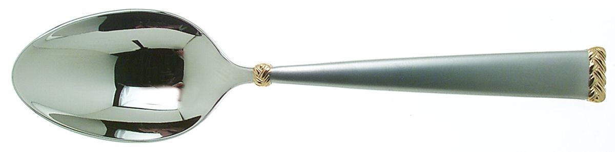 Celtic Braid Gold-Matte (STAINLESS, GOLD ACCENT) Tablespoon (Serving Spoon) by Waterford-1