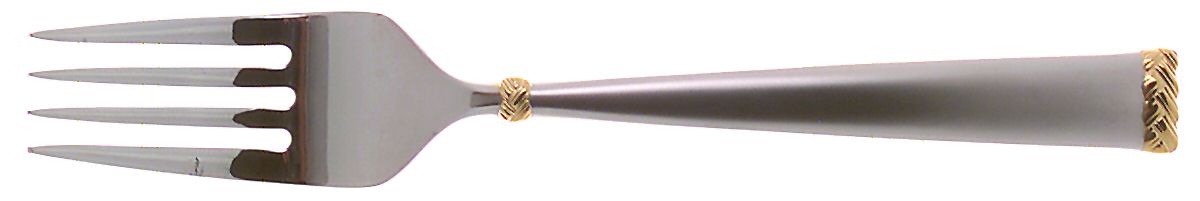 Celtic Braid Gold-Matte (STAINLESS, GOLD ACCENT) Individual Salad Fork by Waterford-1