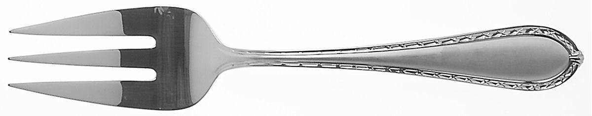 Powerscourt-Matte Large Solid Cold Meat Serving Fork by Waterford-1