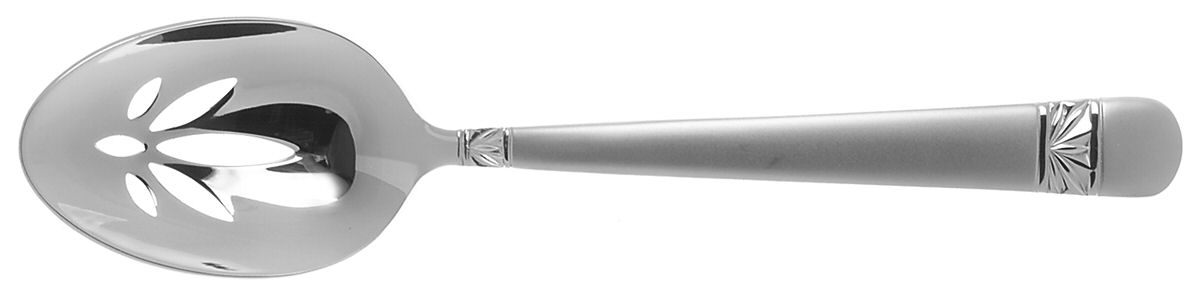 Wicklow-Matte (Stainless) Pierced Tablespoon (Serving Spoon) by Waterford-1