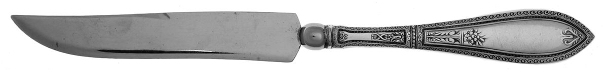 WSC19 (Sterling) Individual Fruit Knife with Silverplate Blade by Webster Co-1