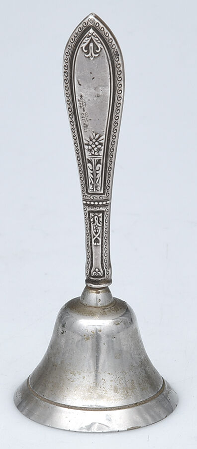 WSC19 (Sterling) Plated Bell with Sterling Handle by Webster Co-1