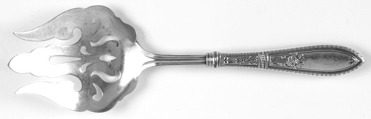 WSC19 (Sterling) Salad Serving Fork with Plated Prongs by Webster Co-1
