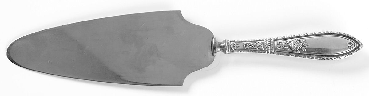 WSC19 (Sterling) Pie Server with Silverplate Blade by Webster Co-1