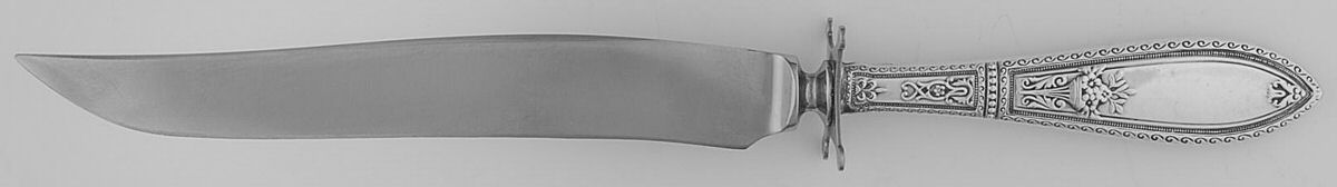 WSC19 (Sterling) Small Carving Knife W/Sterling Guard by Webster Co-1