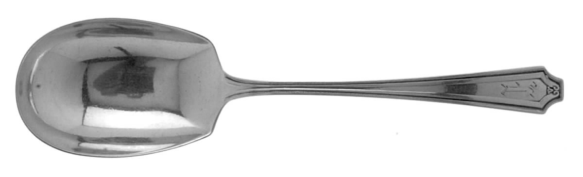 King Albert (Sterling, 1919, Monograms) Large Jelly Spoon by Whiting Manf Co-1
