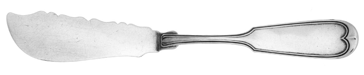 WHS2 (STERLING) Flat Handle Master Butter Knife by Wood & Hughes-1