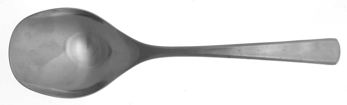 Domus-Brasilia (Stainless) Solid Smooth Casserole Spoon by WMF Flatware-1