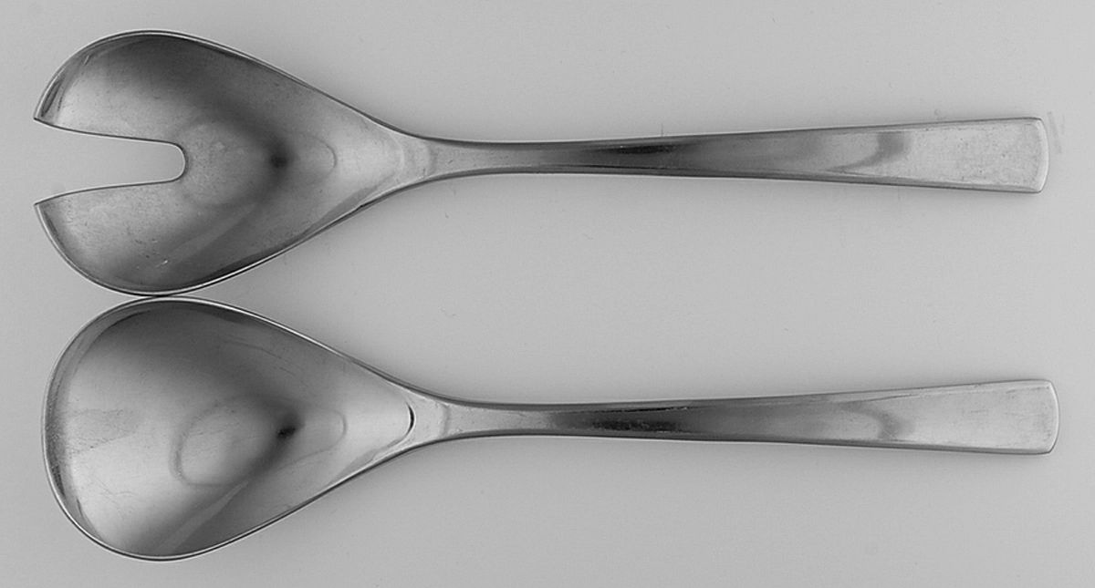 Domus-Brasilia (Stainless) (2 Pc) Solid Salad Set by WMF Flatware-1