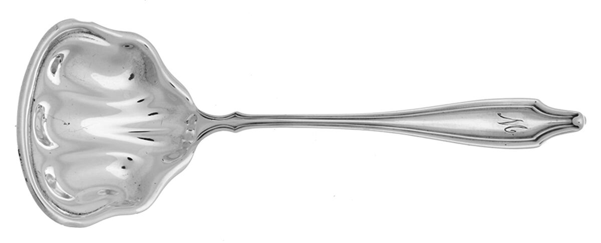 WED14 (Sterling) Ladle-Cream/Solid Piece-Small by Weidlich Silver-1