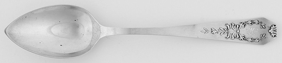 Madam Jumel (Sterling, 1908, Monograms) Tablespoon (Serving Spoon) by Whiting Manf Co-1