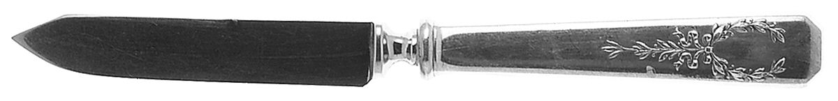 Madam Jumel (Sterling, 1908, Monograms) Individual Fruit Knife with Silverplate Blade by Whiting Manf Co-1
