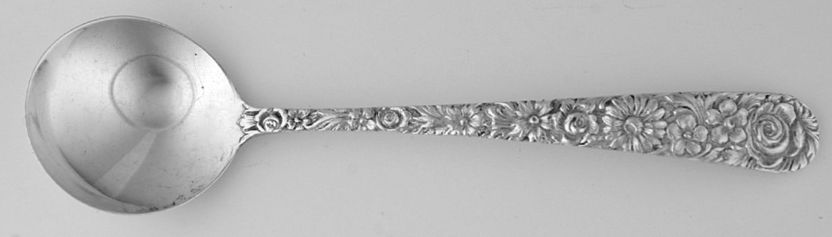 WED15 (Sterling) Large Chocolate Spoon by Weidlich Silver-1