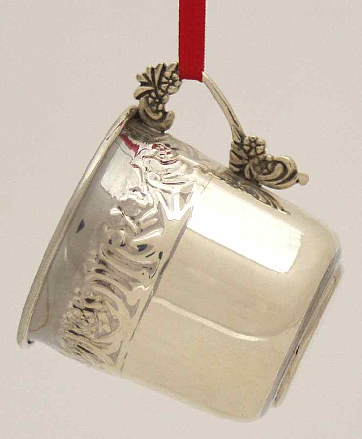 Grande Baroque (Sterling, Hollowware, 1 Hallmark) Baby Cup Ornament by Wallace Silver-1