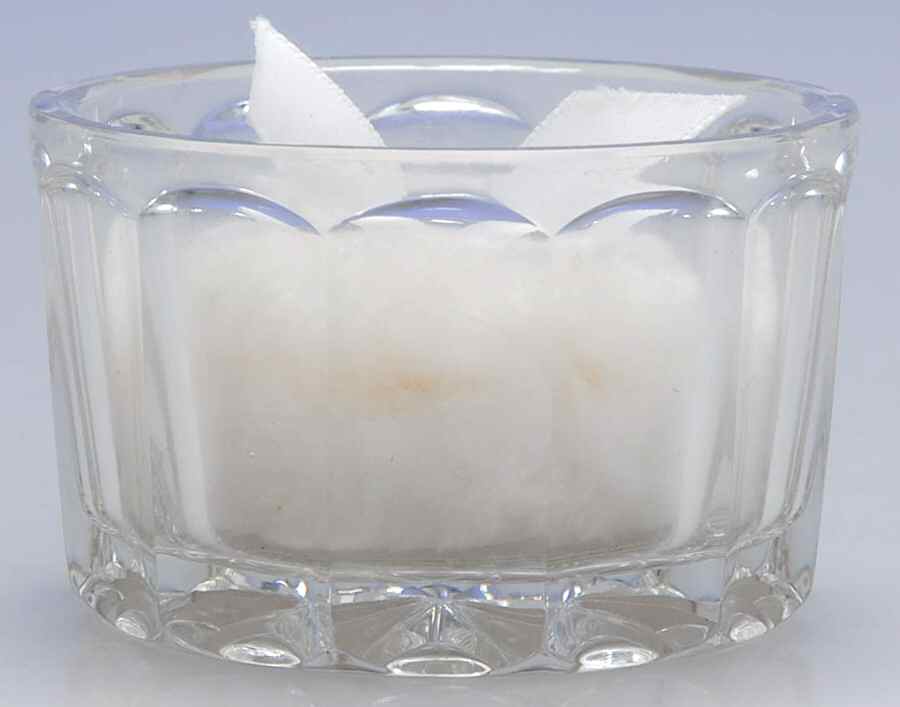 Grande Baroque (Sterling, Hollowware, 1 Hallmark) Crystal Powder Jar-No Sterling Lid by Wallace Silver-1