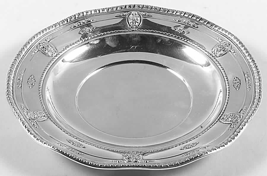 Rose Point (Sterling, Hollowware) Sterling Salad Plate by Wallace Silver-1
