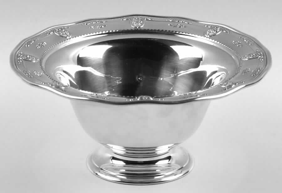 Rose Point (Sterling, Hollowware) Small Sterling Centerpiece by Wallace Silver-1