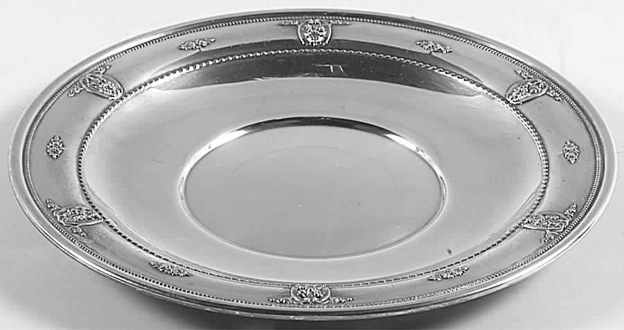Rose Point (Sterling, Hollowware) Sterling Sandwich Plate by Wallace Silver-1