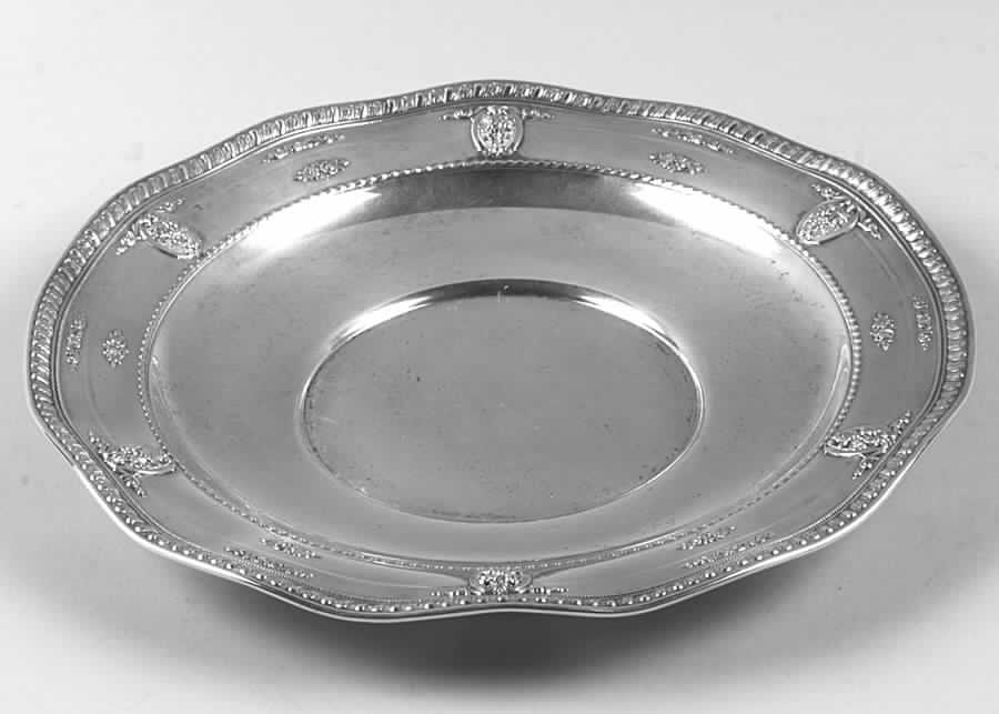 Rose Point (Sterling, Hollowware) Sterling Sandwich Plate by Wallace Silver-1