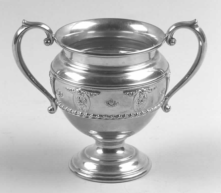 Rose Point (Sterling, Hollowware) Mini Open Sugar Bowl by Wallace Silver-1